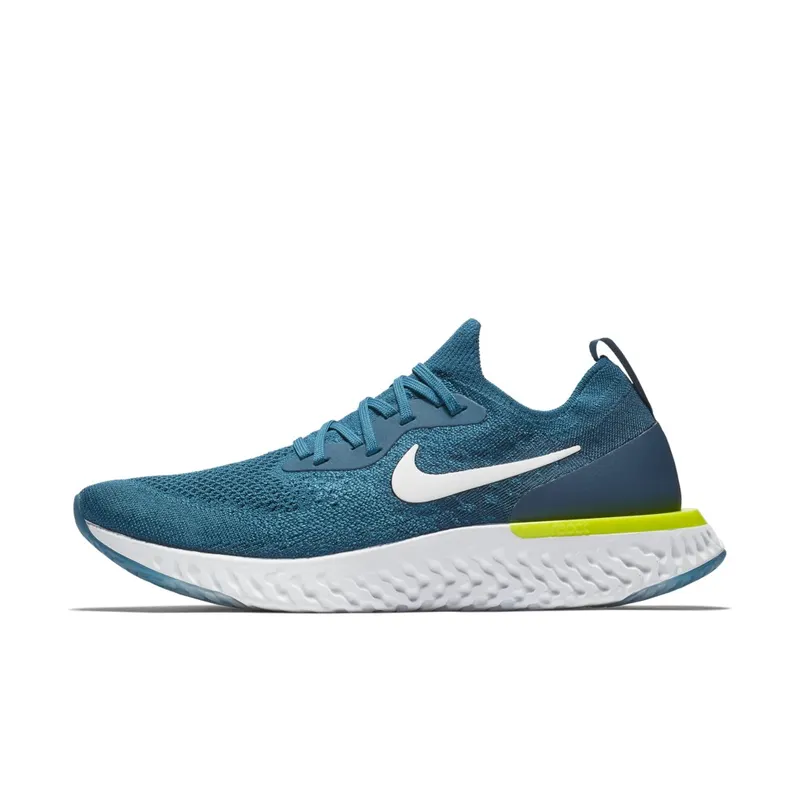 Nike Epic React Flyknit Green Abyss Green Abyss/White-Blue Force-Volt (AQ0067-302)