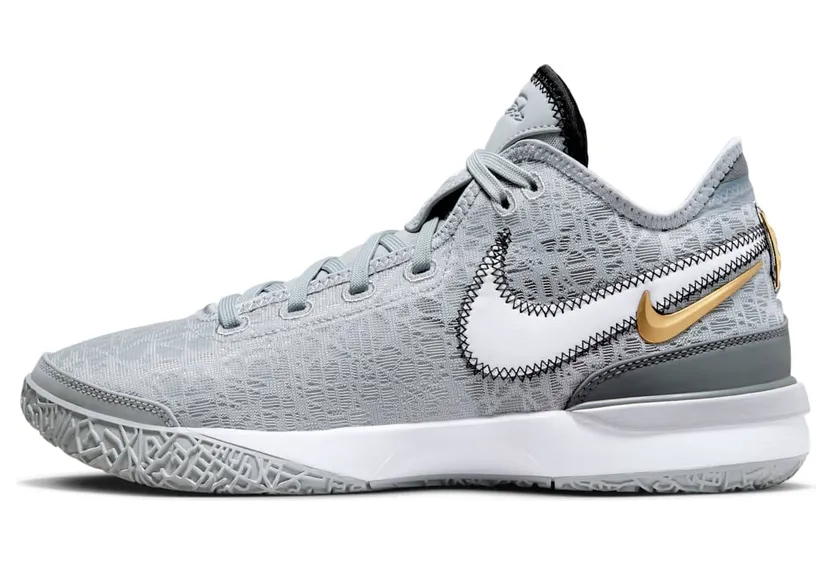 Nike Zoom LeBron NXXT Gen “Wolf Grey Metallic Gold” (DR8784-004)