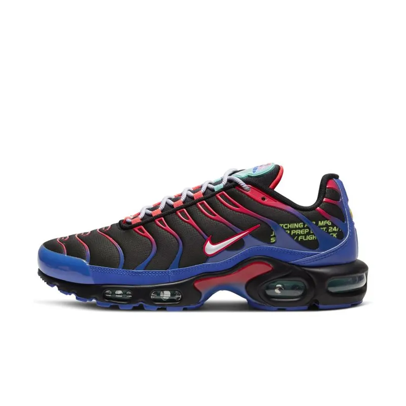 Nike Air Max Plus Parachute Black/Laser Crimson-Hyper Royal-White (CV7541-001)