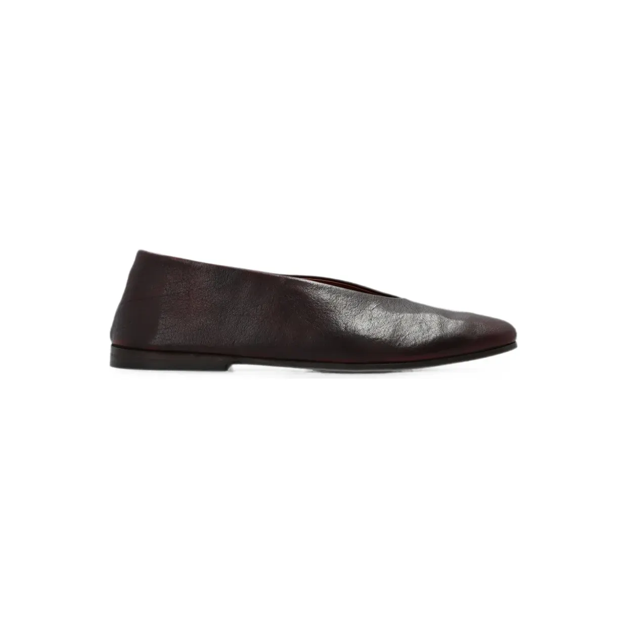 Marsèll Scivolo leren ballerina’s “Brown” (MW8696P048)