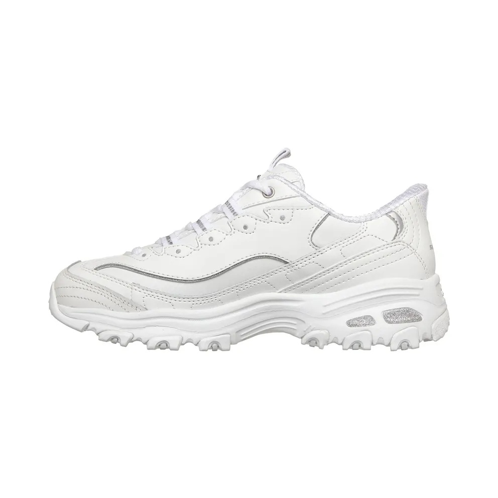 Skechers Slip-ins: D’Lites – Winning Choice Sneaker White/Silver