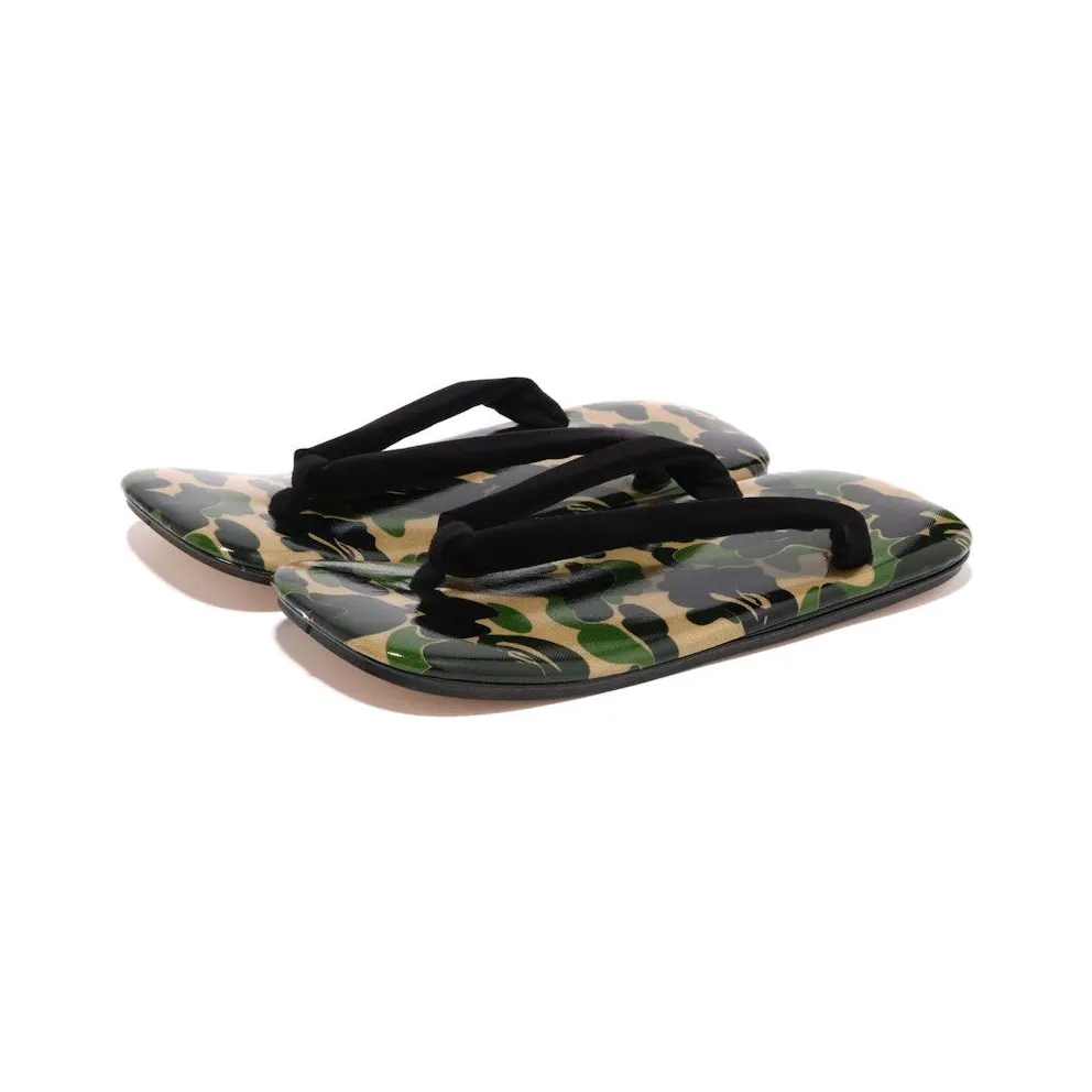 A Bathing Ape Japanese Sandal Green ABC Camo (1J30-191-009)