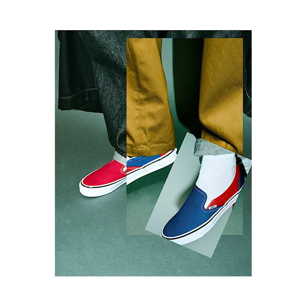 Vans OTW Classic Slip-On 98 Engineered Garments Racing Red True Blue (VN000EBPZ11)