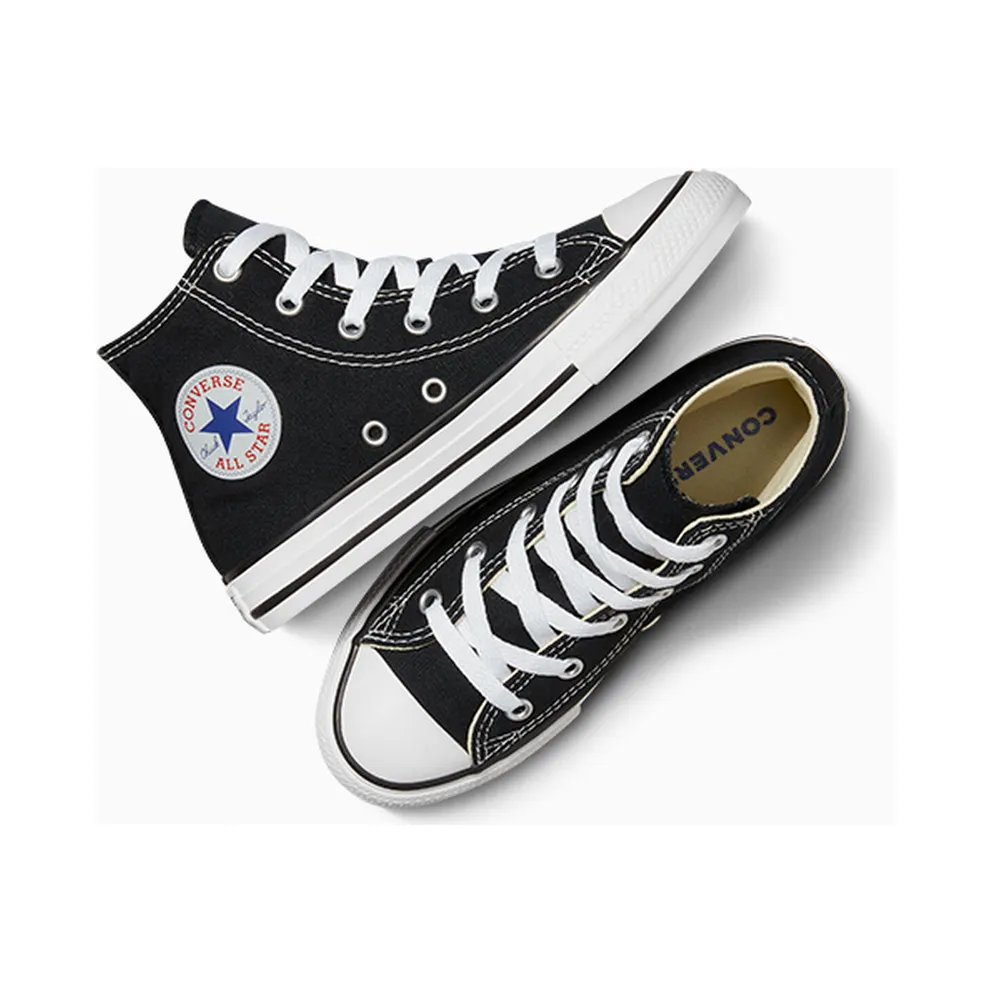Converse Kids ‘Chuck Taylor’ High-Top- – Black (3J231)