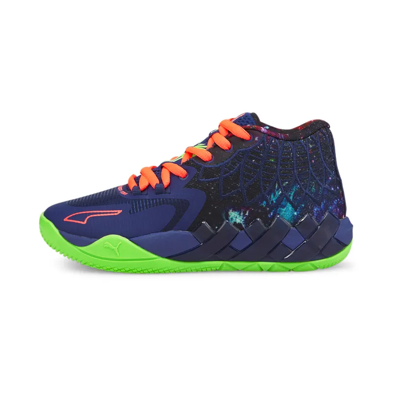 Puma MB.01 Galaxy Basketball Shoes Blue/Green (376677-07)