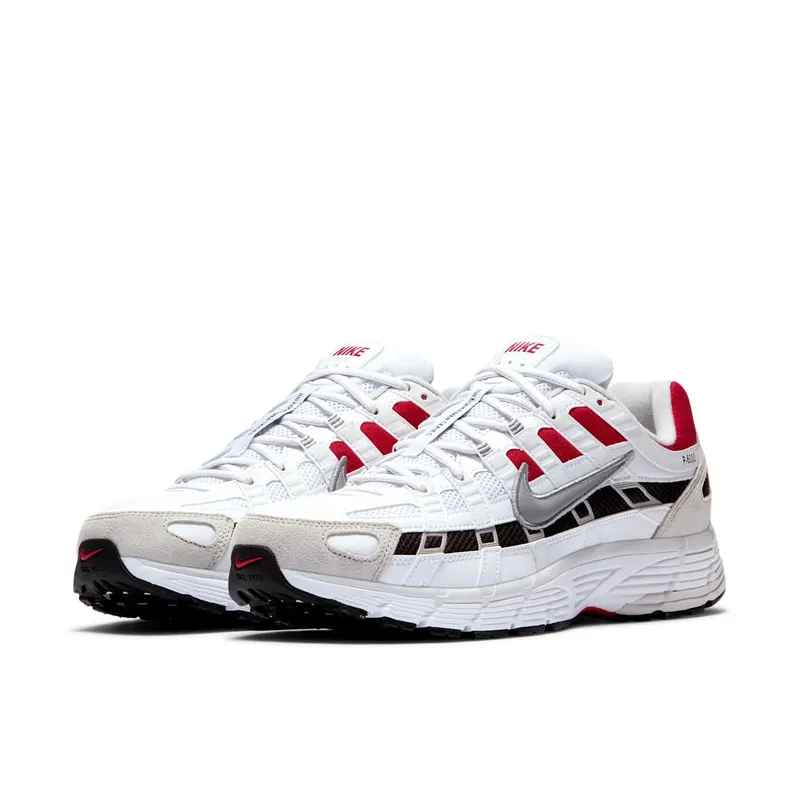 Nike P-6000 White / Particle Grey / University Red (CV3038-100)