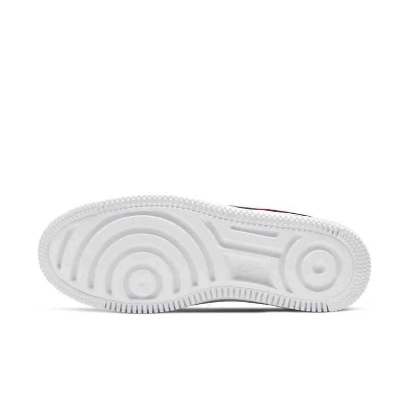 Nike Air Force 1 Sage Low Valentines Day 2020 (W) Black/Metallic Silver-University Red (CU4759-001)
