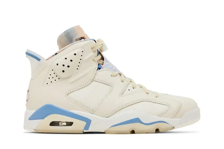 Air Jordan 6 Pale Ivory/Multi-Color/Work Blue/White (IR7255-110)