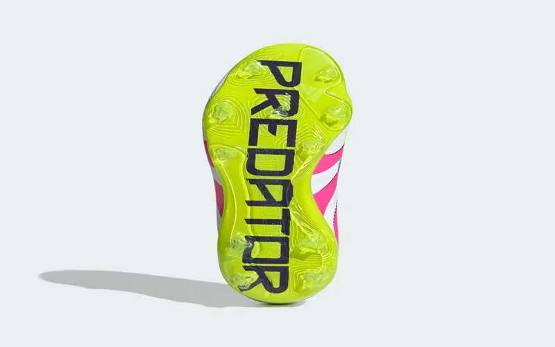 adidas Predator Elite Laceless FG Cloud White Lucid Pink Lucid Lemon (ID3746)
