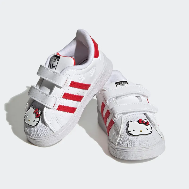 Adidas Superstar Cloud White / Vivid Red / Core Black (GV8863)