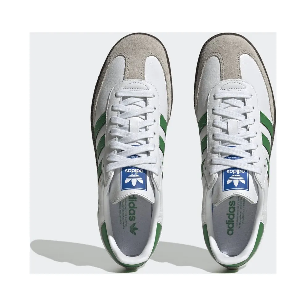 adidas Samba OG White / Green / Gum 5 (IG1024)
