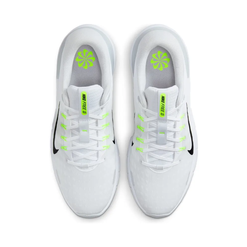 Nike Free Golf Next Nature “White Pure Platinum Wolf Grey Black” (FN0332-101)
