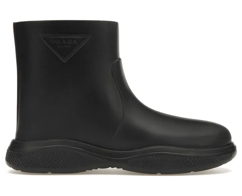 Prada Pull-On Rain Booties Black Rubber (1T859M_3LKD_F0002_F_025)