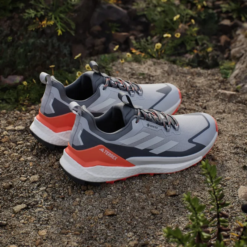 Adidas Terrex Free Hiker 2.0 Low GORE-TEX Hiking Grey Two / Grey One / Grey Five (JQ9909)