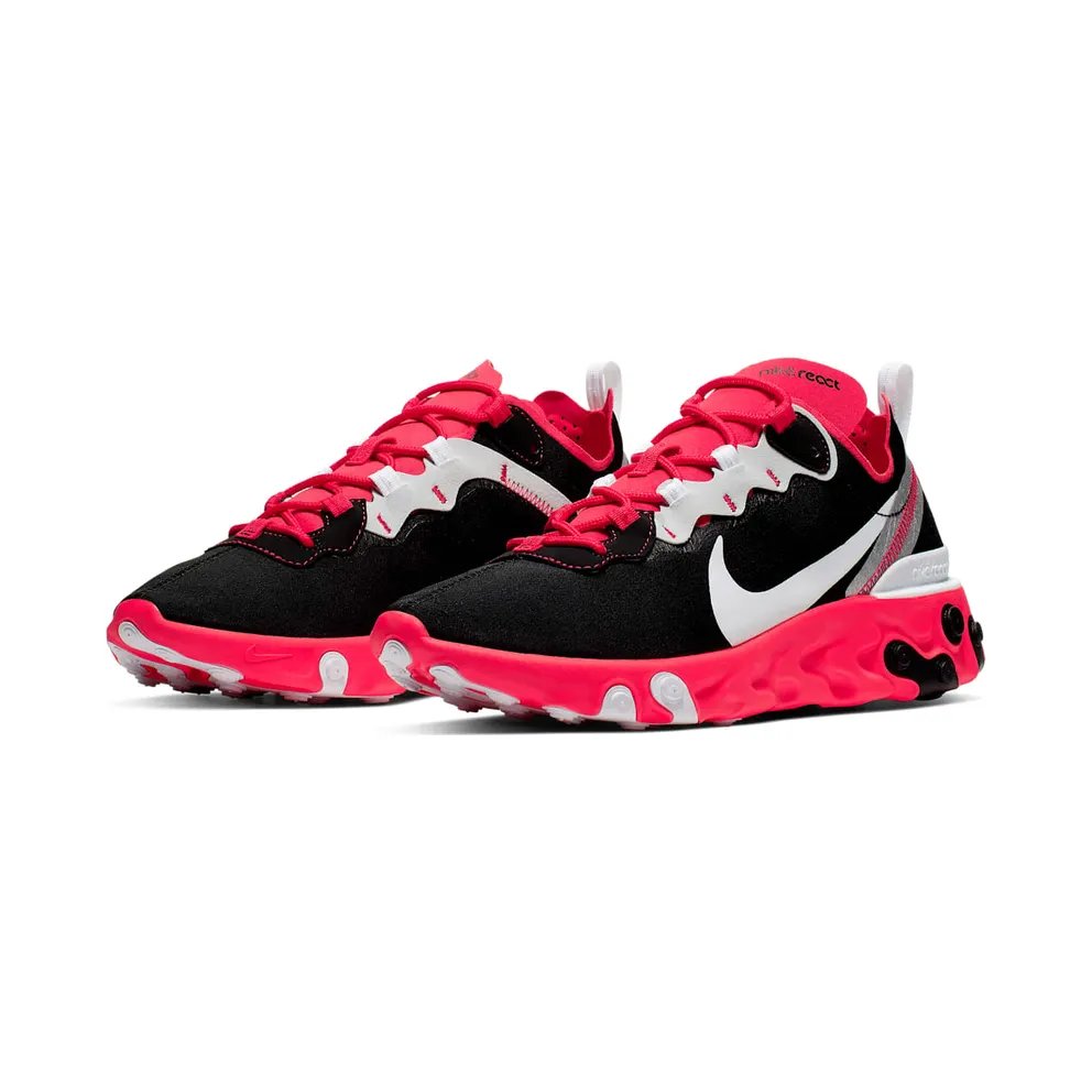 Nike React Element 55 Black White Red Orbit Black/White-Red Orbit (CQ9705-001)