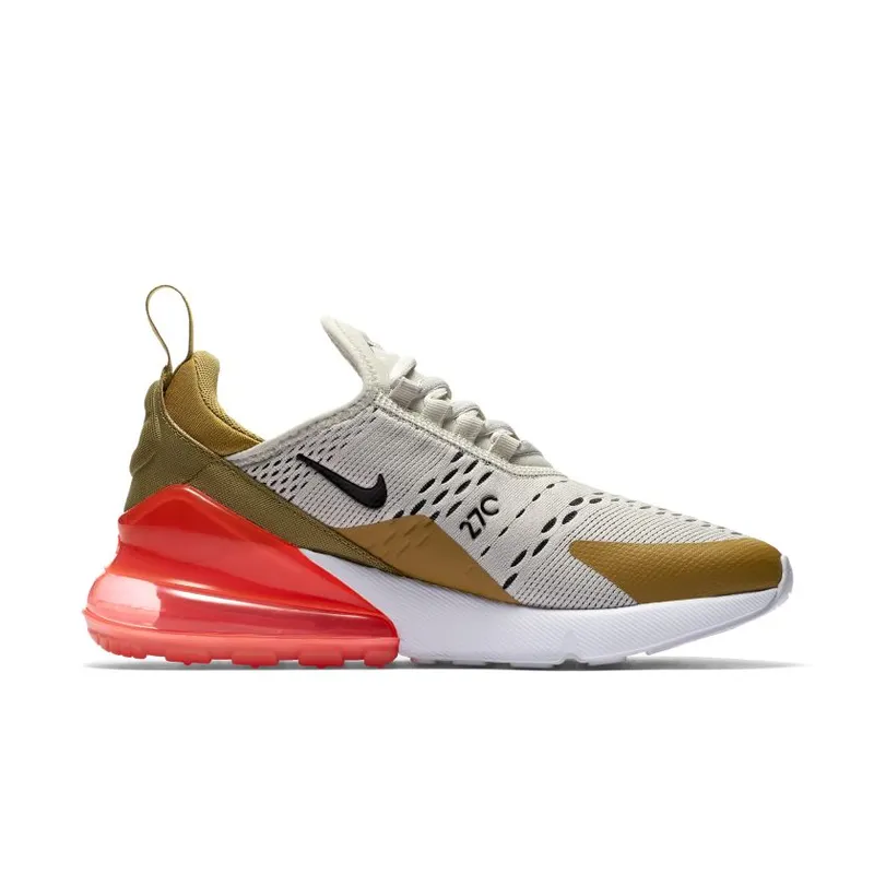Nike Air Max 270 Flat Gold (W) Flat Gold/Black-Light Bone-White (AH6789-700)