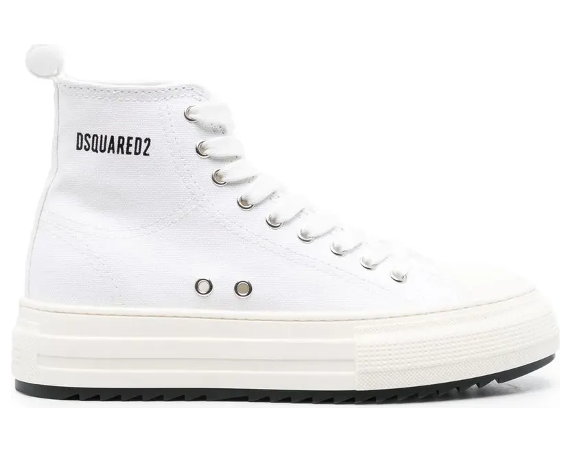 DSQUARED2 High-Top-Sneakers mit Plateau “Black” (SNW023125406362)