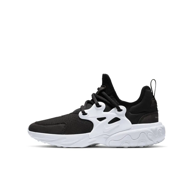 Nike React Presto Black White (GS) Black/Black-White (BQ4002-001)