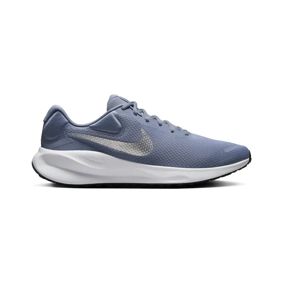 Nike Revolution 7 Ashen Slate White Hyper Royal Metallic Silver (FB2207-403)