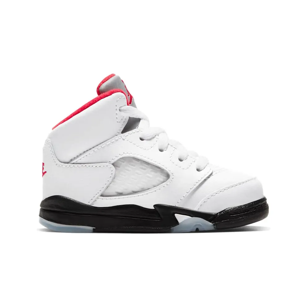 Air Jordan V 5 Retro Fire Red Silver Tongue (TD) (2020) (440890-102)