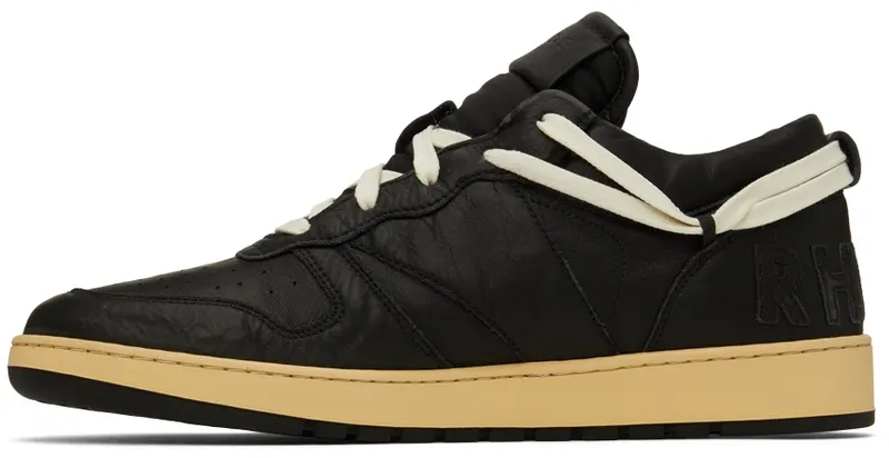 Rhude SSENSE Exclusive Black Rhecess Low (RHSS22FO23178372)