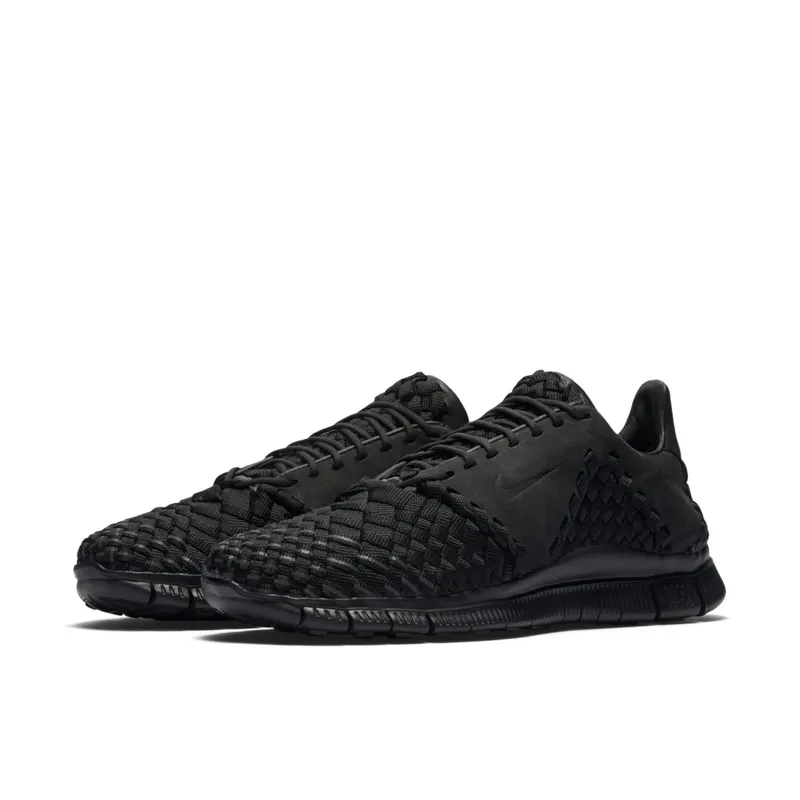 Nike Free Inneva Woven 2 Triple Black Black/Black-Black (845014-001)