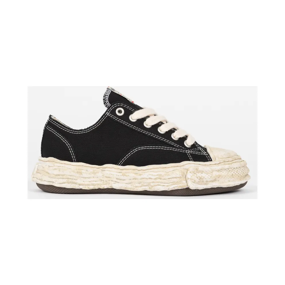 Maison Mihara Yasuhiro Peterson 23 OG Dyed Sole Canvas Low “Black” (A13FW713-BLK)