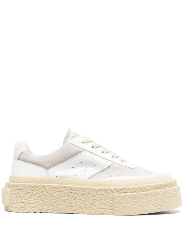 MM6 Maison Margiela Chunky sneakers with plateauzool – White (S59WS0190P0673)