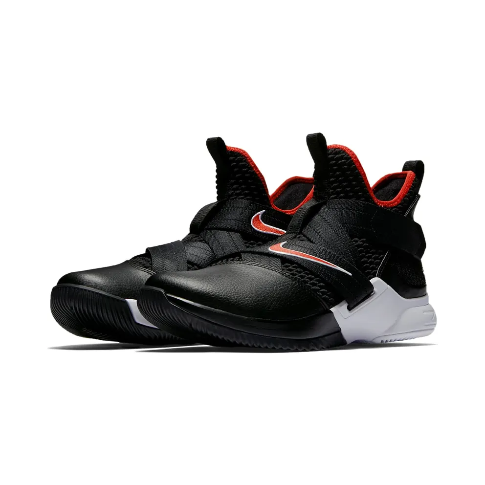 Nike LeBron Zoom Soldier 12 Bred Black/University Red-White (AO2609-001)