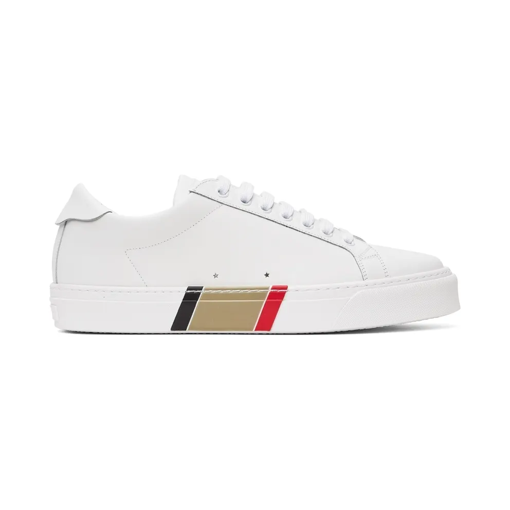 Burberry White Bio-Based Striped Sole (8043200)