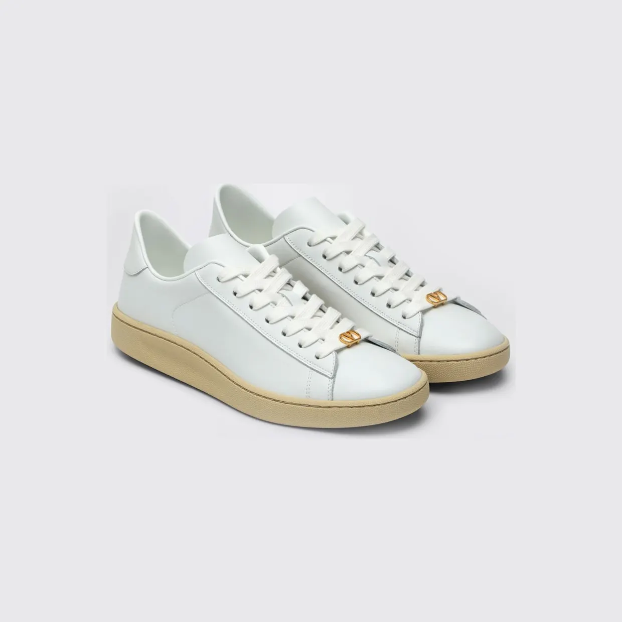 Valentino garavani Leather Royco Sneakers White (8W0S0LX9BYADU2)