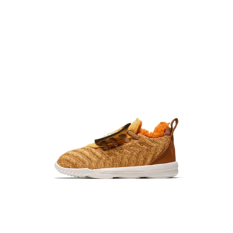 Nike LeBron 16 Little Big Cats (TD) Wheat Gold/Monarch-Light British Tan-Summit White (AT5709-700)