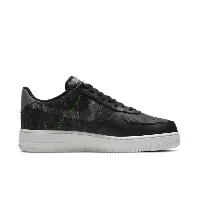 Nike Air Force 1 ’07 LV8 Black Electric Green Black/Electric Green/Light Bone (CV1698-001)