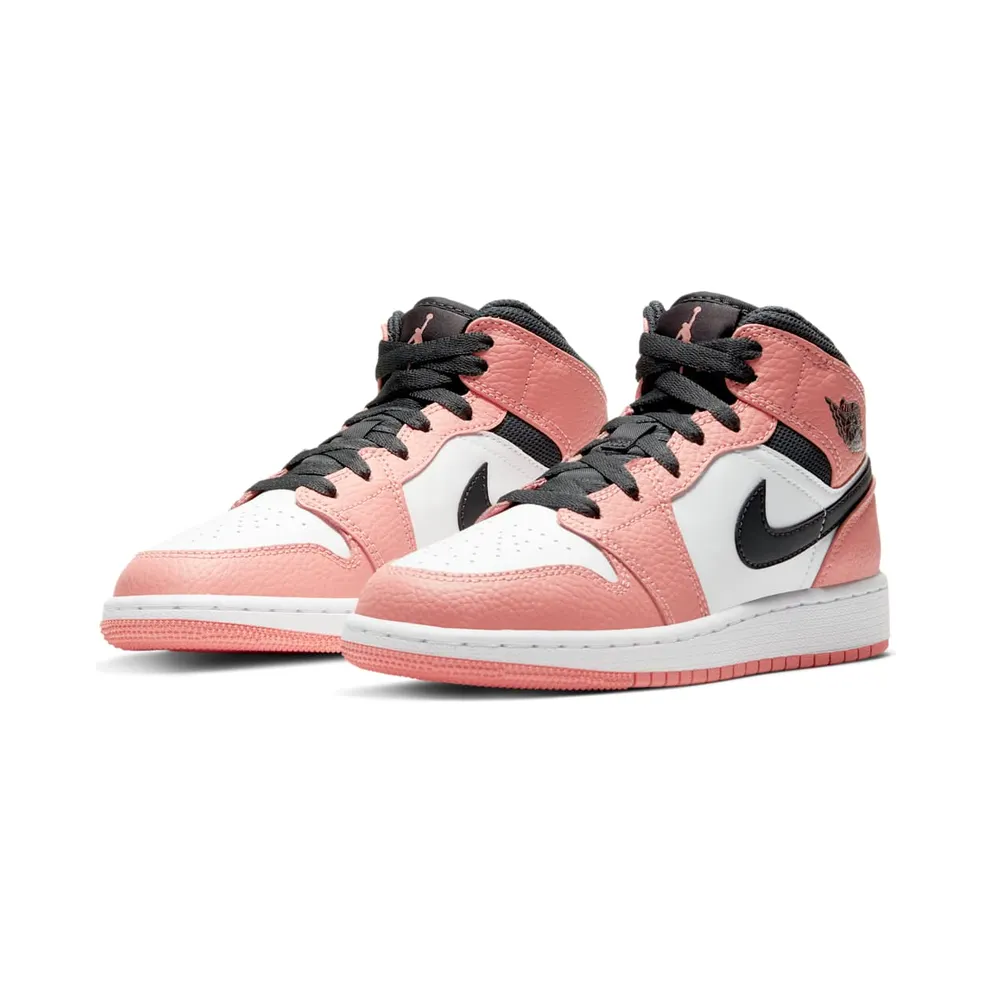 Air Jordan 1 Mid Pink Quartz (GS) (2020) (555112-603)