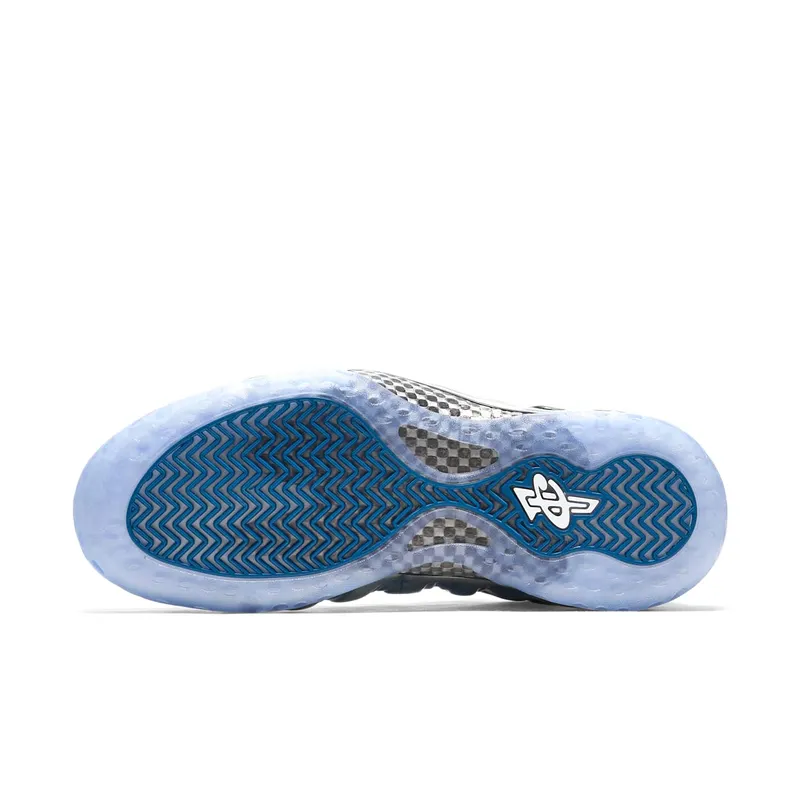 Nike Air Foamposite One Blue Mirror Metallic Silver/Black-Dark Neon Royal-White (575420-008)
