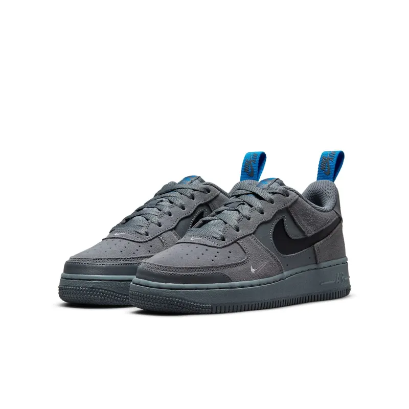 Nike Air Force 1 Low Cut Out Swoosh Smoke Grey (DQ1097-001)