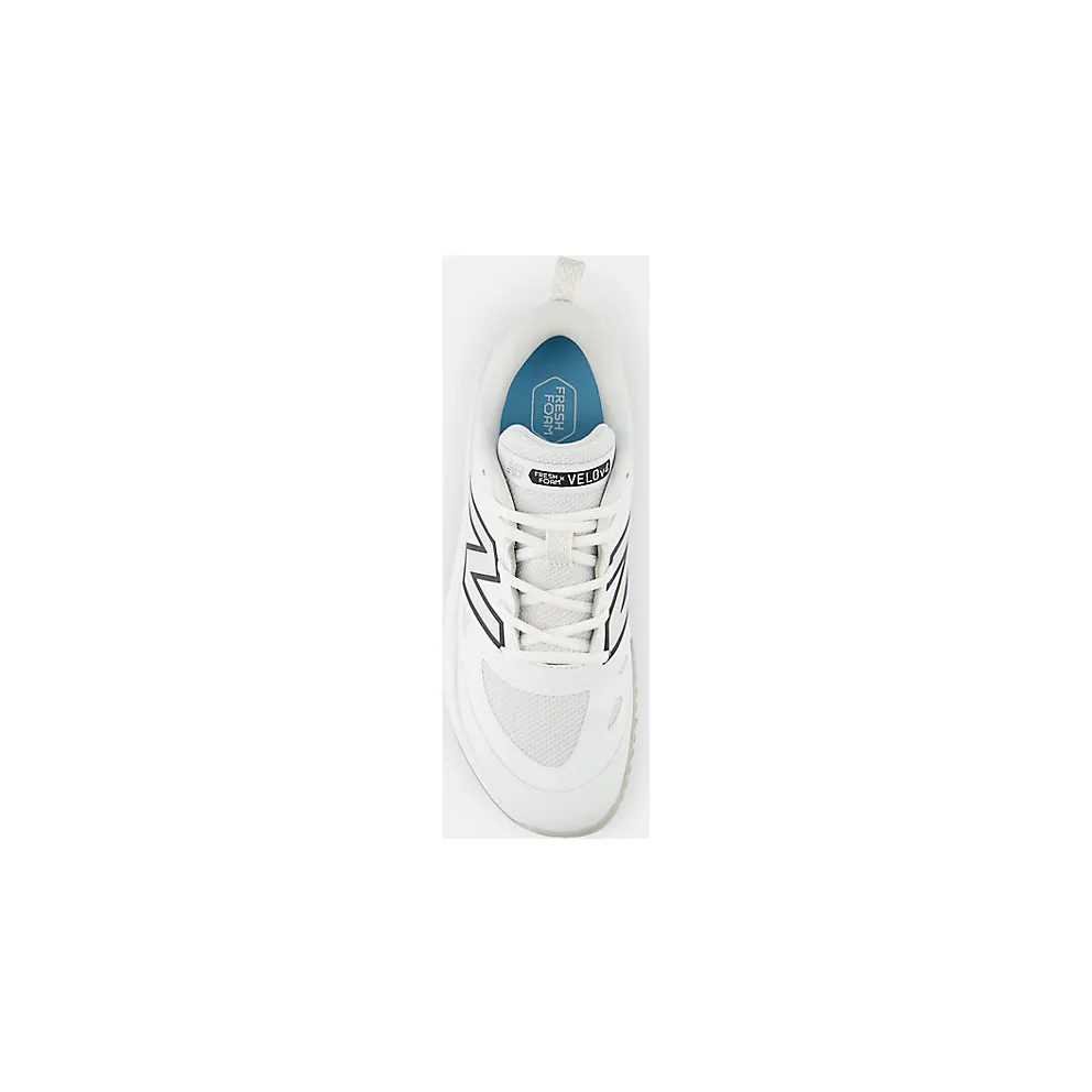 New Balance Fresh Foam Velo v4 Turf Trainer White Black (STVELOW4)