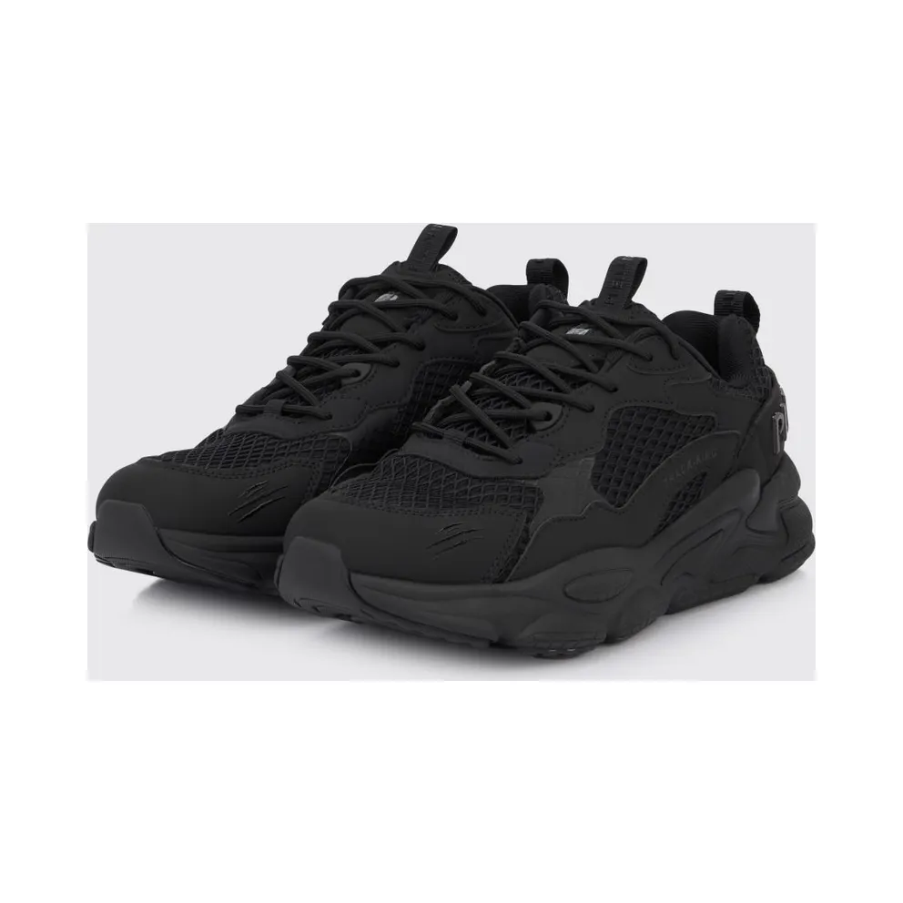 Plein Sport Track-King Leather And Mesh Black (FAESUSC0800STE003N0202)