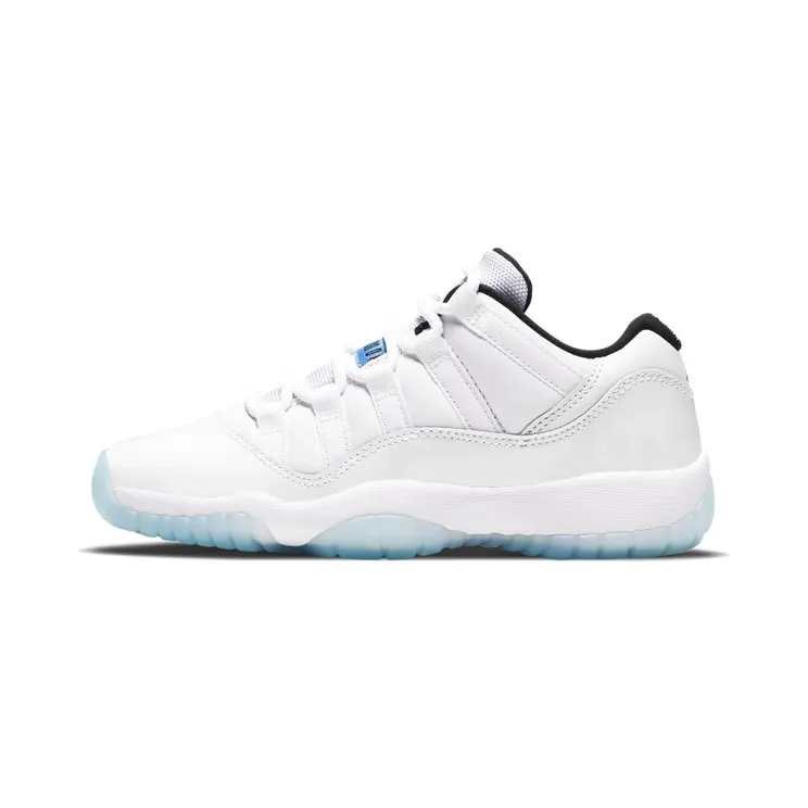 Jordan 11 Retro Low Legend Blue (GS) “White / Black / Legend Blue” (528896-117)