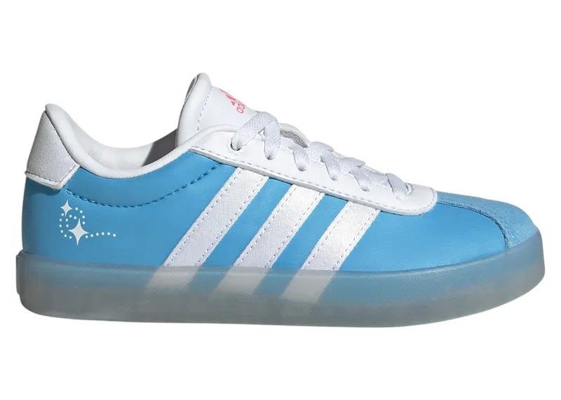 adidas VL Court 3.0 Disney Cinderella Semi Blue Burst Cloud White Lucid Pink (JQ6678)