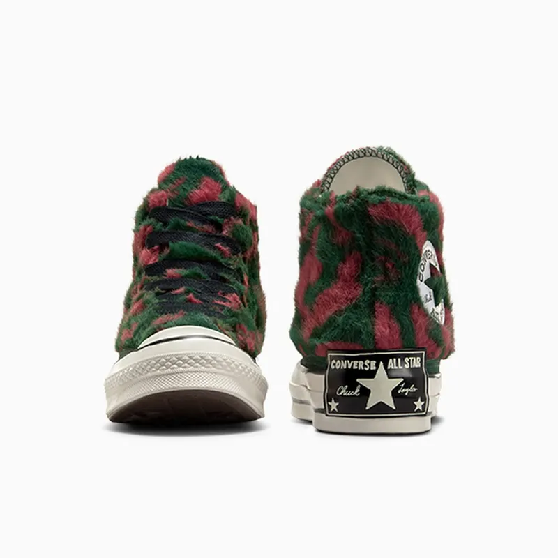 Converse Chuck 70 Luxe Plush Astrodust/Green Envy/Egret (A09503C)