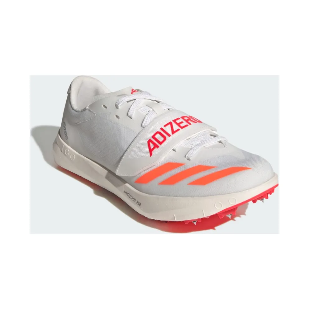 adidas Adizero Tj/pv Track And Field “Cloud White / Lucid Orange / Lucid Red” (JQ0802)