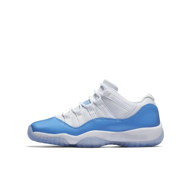 Jordan 11 Retro Low University Blue (GS) White/University Blue (528896-106)