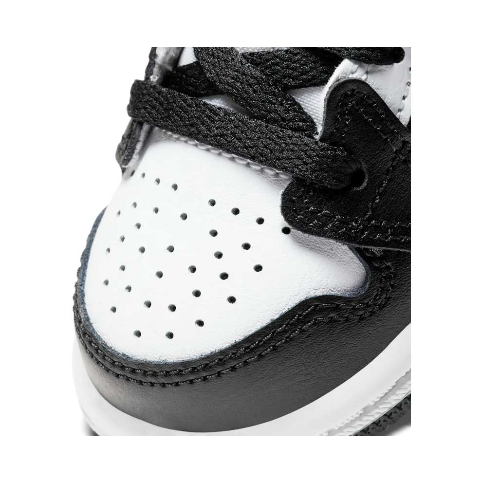 Jordan 1 Mid White Shadow (TD) Black/Medium Grey-White (640735-073)