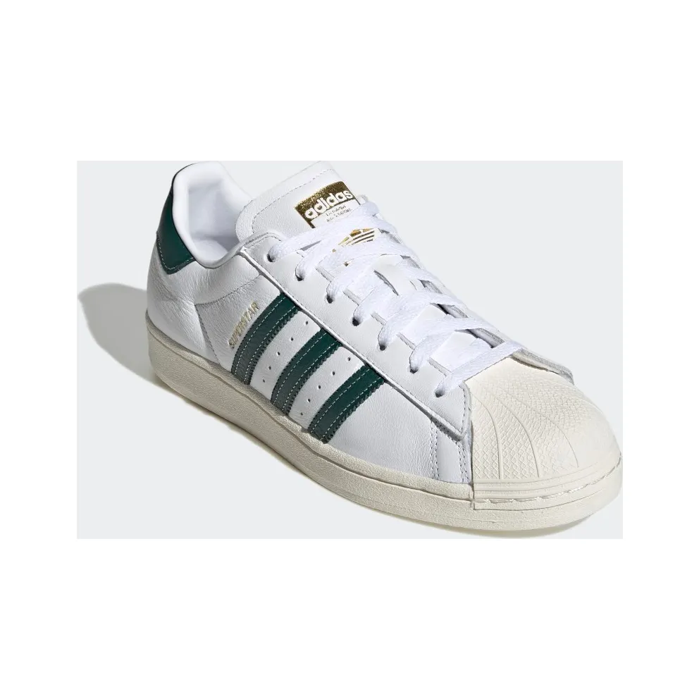 Adidas Superstar Cloud White / Collegiate Green / Gold Foil (GZ1604)