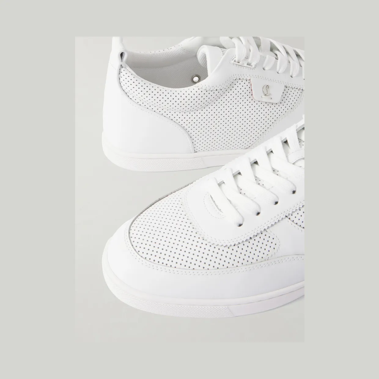 Christian Louboutin Tutti Rui Perforated Leather Sneakers White (1250897) (5)