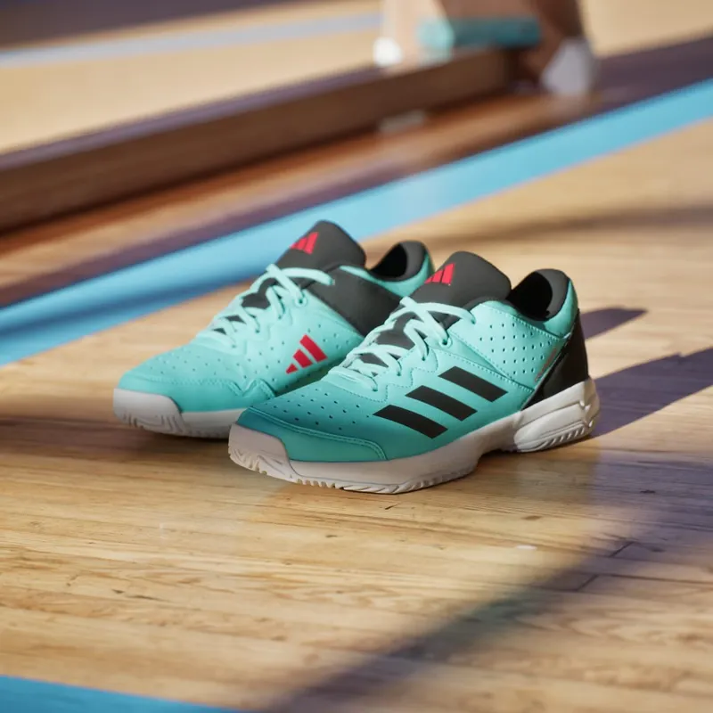 Adidas Court Stabil Flash Aqua / Core Black / Cloud White (JR9581)