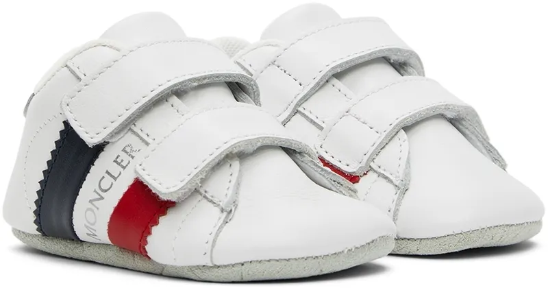 Moncler Enfant Baby White Stripe (H19514M7000001AD1)