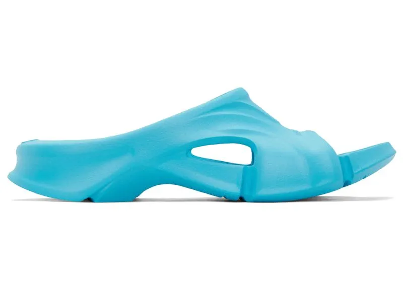 Balenciaga Mold Slide Sandal Blue (653874 W3CE2 4000)