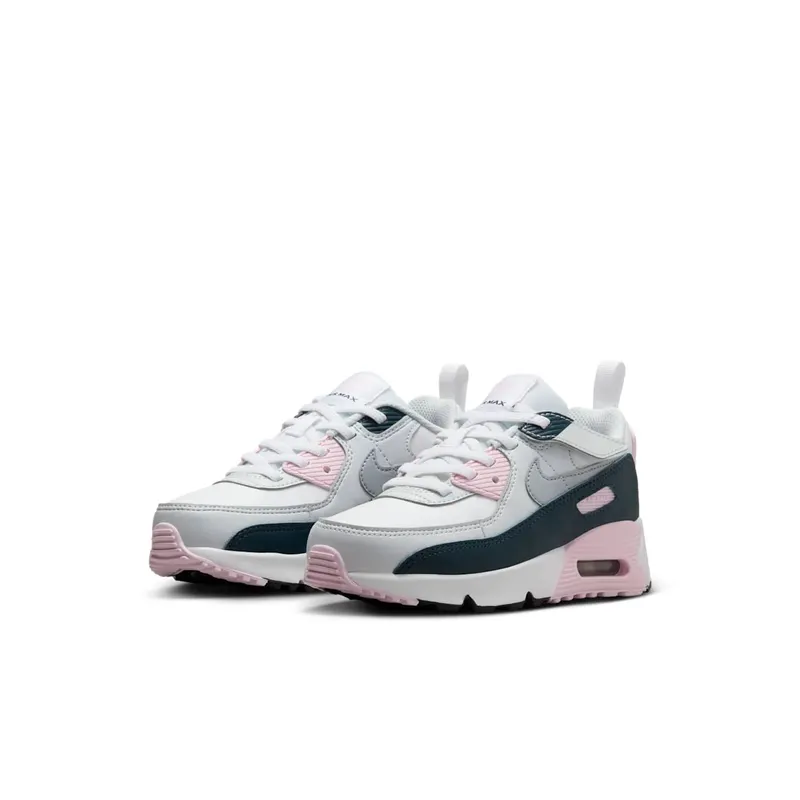 Nike Air Max 90 EasyOn White Pink Foam Armory Navy Wolf Grey (HF6357-104)
